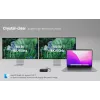 USB-C Dual HDMI adapteri ITEC C31DUALHDMIDPD100 — dual HDMI 4K@60Hz, USB-C Power Delivery 100W