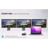 USB-C DisplayPort dual-HDMI-adapteri ITEC C31TRIPLEVIDEODPPRO 4K 60Hz, 100W Power Delivery