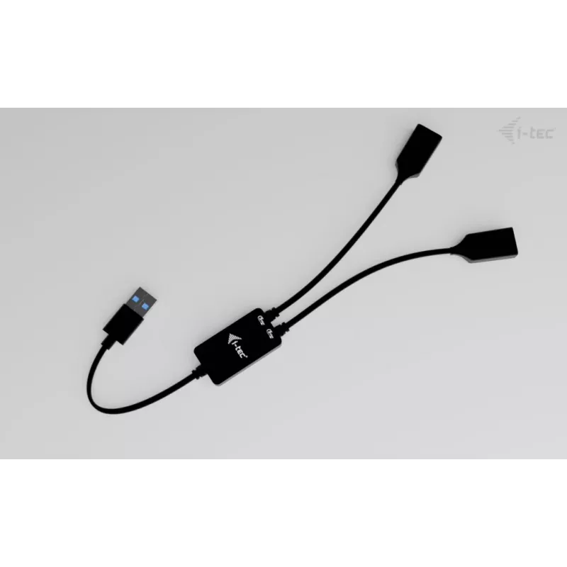 USB-A-keskitin ITEC U3CBLHUB2A — 2 porttia, USB 3.0 jopa 5 Gbit/s