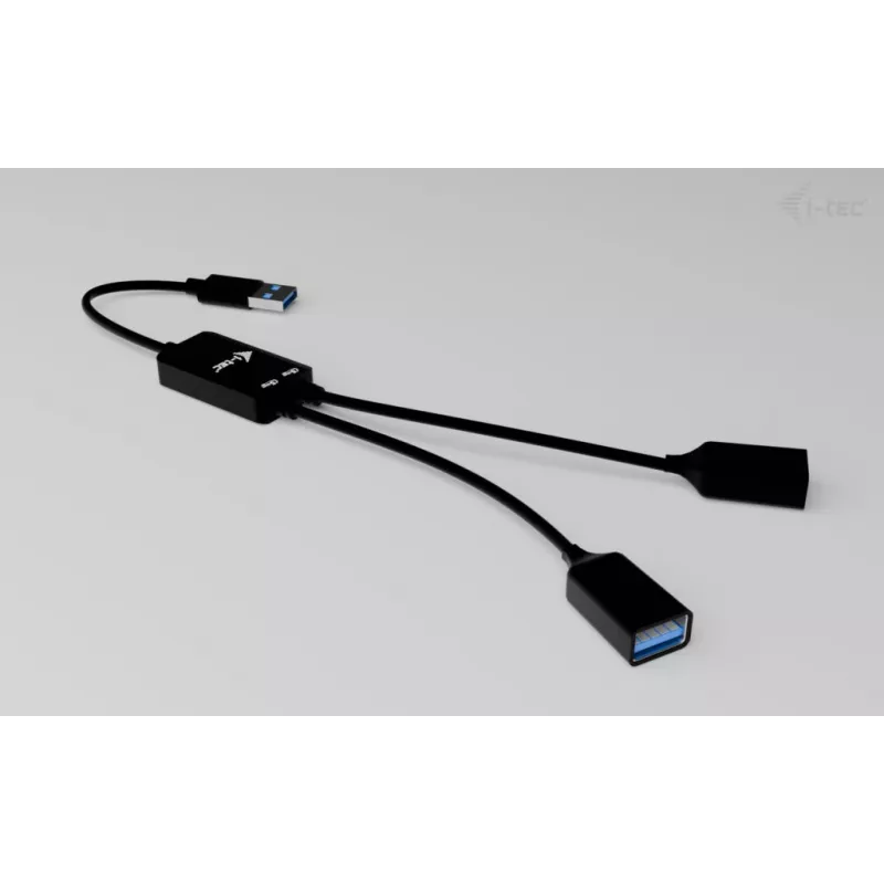 USB-A-keskitin ITEC U3CBLHUB2A — 2 porttia, USB 3.0 jopa 5 Gbit/s