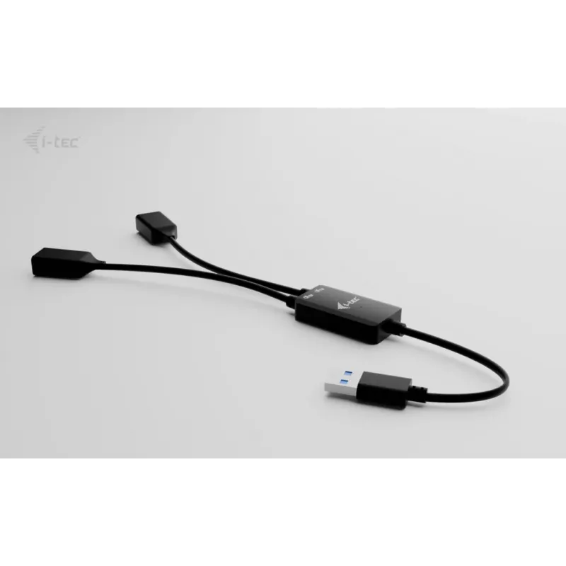 USB-A-keskitin ITEC U3CBLHUB2A — 2 porttia, USB 3.0 jopa 5 Gbit/s