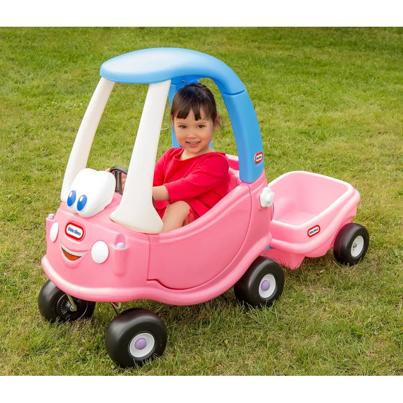 Little Tikes Cozy Coupe perävaunu työnnettävä leluajoneuvo lapsille