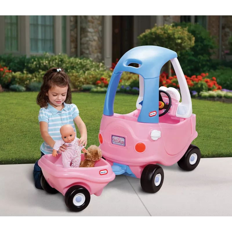 Little Tikes Cozy Coupe perävaunu työnnettävä leluajoneuvo lapsille