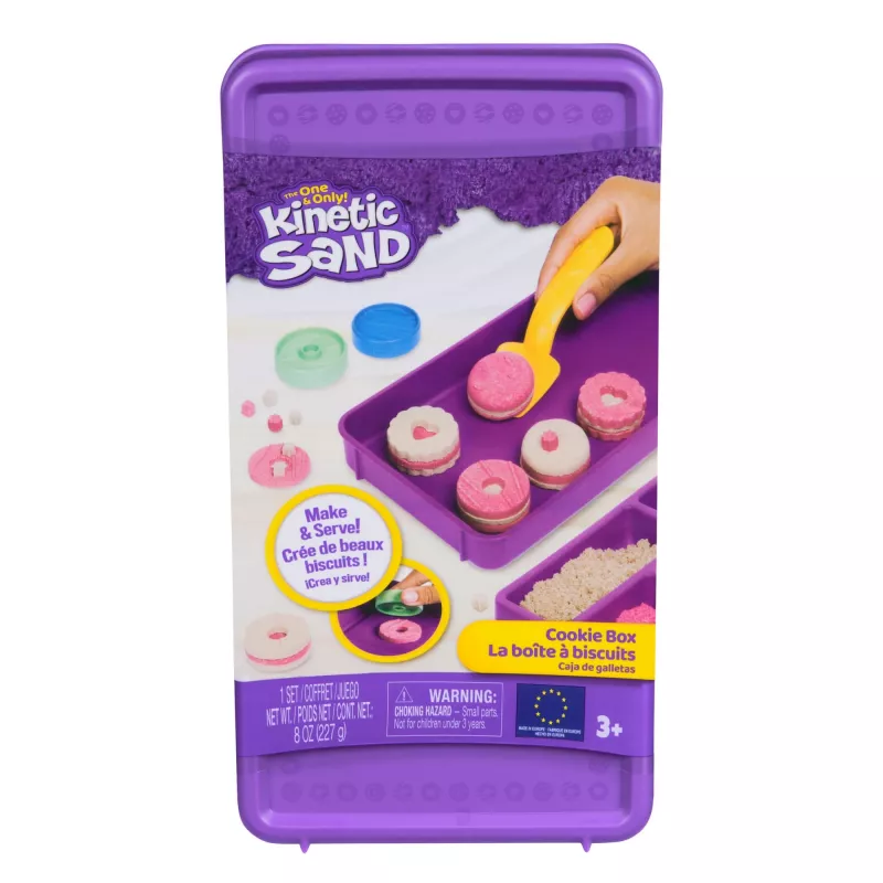 Spin Master Kinetic Sand -keksilaatikko, leikkihiekka