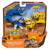 Figuurisetti Usorteret Rubble & Wheeler Power Tool Pups, 2 työkalua ja 2 rakennusosaa, 3 vuodesta alkaen