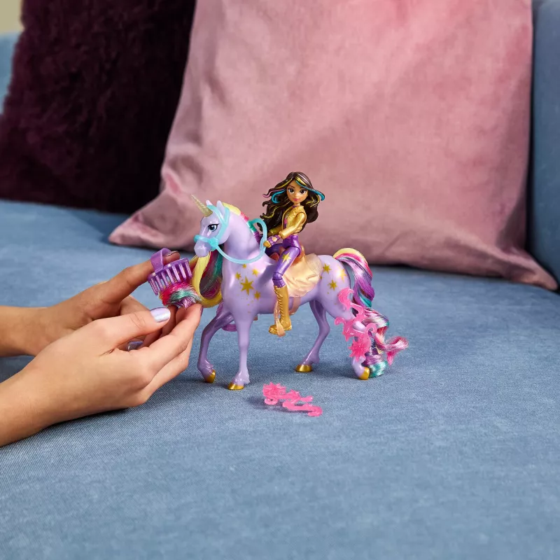 Nukkesetti Spinmaster Unicorn Academy Sophia & Wildstar 168 mm