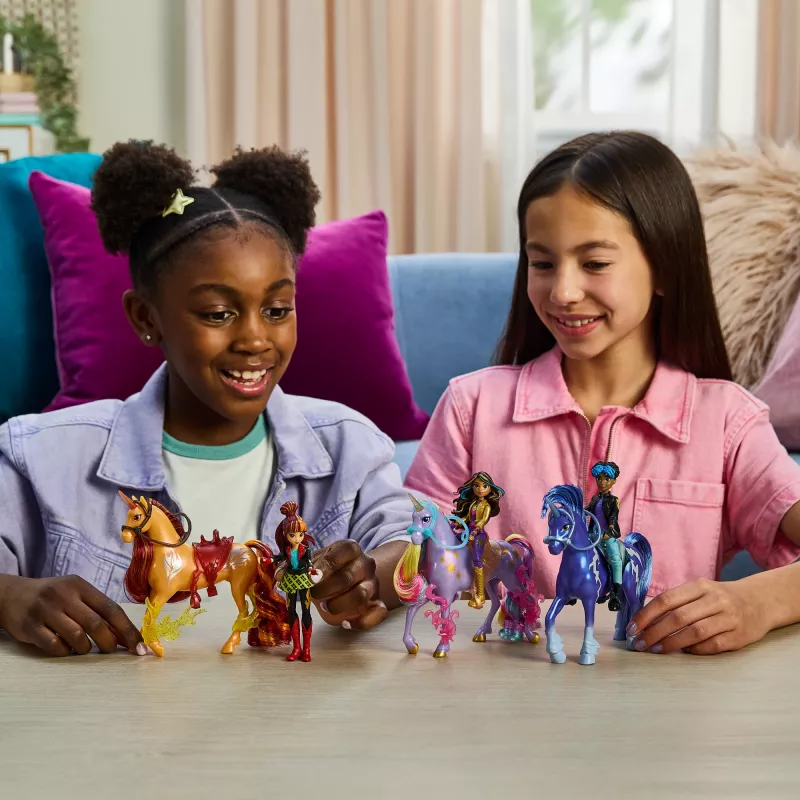 Nukkesetti Spinmaster Unicorn Academy Sophia & Wildstar 168 mm