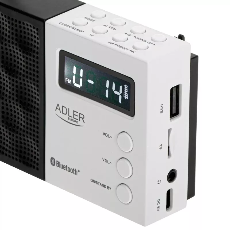Digitaaliradio Adler AD 1908 PLL AM/FM herätystoiminnolla