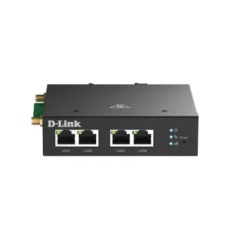 Matkapuhelinreititin D-Link DWM-314-T 4G LTE VPN musta DIN-kiskoasennus