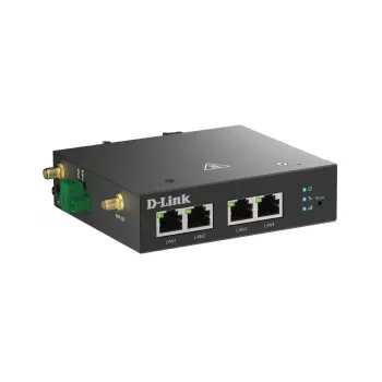 Matkapuhelinreititin D-Link DWM-314-T 4G LTE VPN musta DIN-kiskoasennus