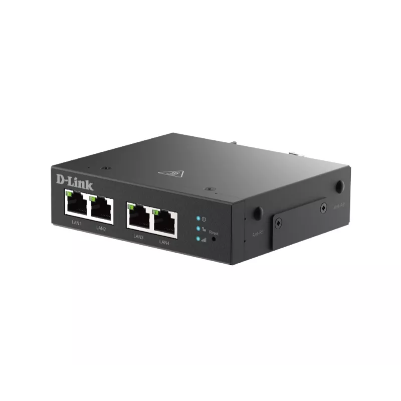 Matkapuhelinreititin D-Link DWM-314-T 4G LTE VPN musta DIN-kiskoasennus