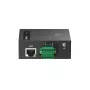 D-Link DOM-311-TSO 4G LTE IIoT RTU -yhdyskäytävä, 10/100 Mbit/s Ethernet, RS-232/485, Nano SIM, 2 irrotettavaa ulkoantennia, 9–36 V DC, musta