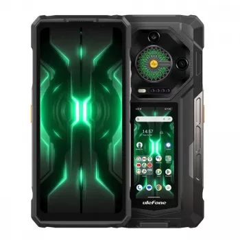 Ulefone Armor 33 Pro 5G älypuhelin, 6,95 tuumaa, 16 Gt / 512 Gt, 25500 mAh, Android 14, musta