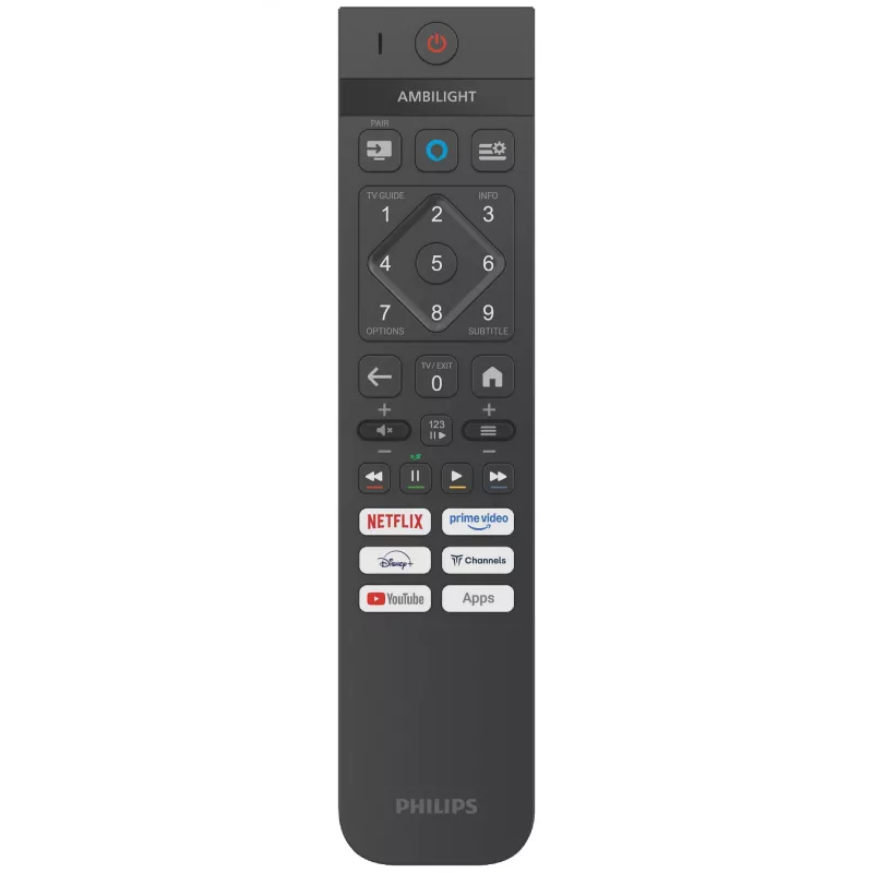 Philips 85PUS9010/12 televisio 85 tuumaa (216 cm) QLED 4K Ultra HD 144 Hz älytelevisio, Titan OS, Ambilight, Wi-Fi, Bluetooth