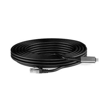 DIGITUS USB-C 3.2 Gen1 - RJ45 Ethernet-kaapeli - CAT6a S/FTP musta - 5m
