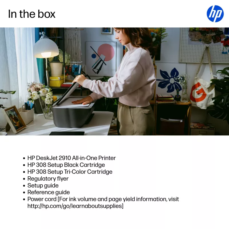 HP DeskJet 2910 langaton 3-in-1 väritulostin terminen mustesuihku 4800x1200 DPI