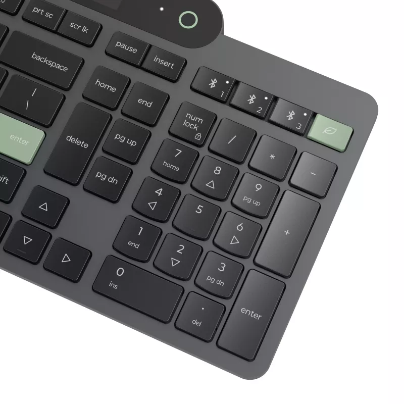 Lenovo 4Y41R69494 näppäimistö koti-/toimistokäyttöön Bluetooth US-englanti musta, vihreä