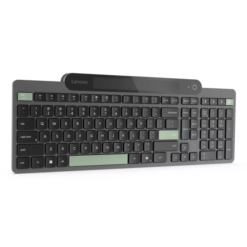 Lenovo 4Y41R69494 näppäimistö koti-/toimistokäyttöön Bluetooth US-englanti musta, vihreä