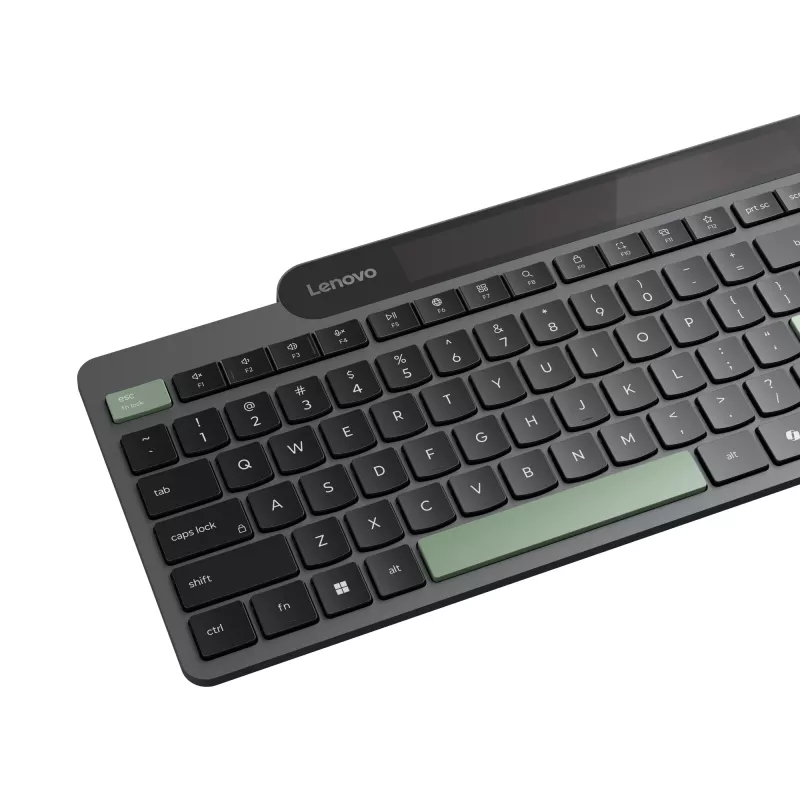 Lenovo 4Y41R69494 näppäimistö koti-/toimistokäyttöön Bluetooth US-englanti musta, vihreä