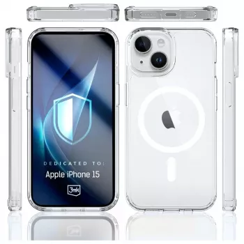 Suojakotelo 3MK Armor MagCase Apple iPhone 15 – kestävä muotoilu, magneettinen yhteensopivuus