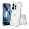 3MK Armor MagCase suojakuori iPhone 16 Pro -puhelimelle, MagSafe, läpinäkyvä, TPU