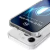 3MK Armor MagCase suojakuori iPhone 16 Pro -puhelimelle, MagSafe, läpinäkyvä, TPU