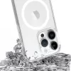 3MK Armor MagCase suojakuori iPhone 16 Pro -puhelimelle, MagSafe, läpinäkyvä, TPU