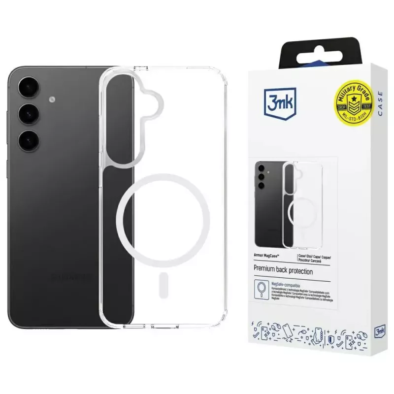Suojakotelo 3MK Armor MagCase Samsung Galaxy S24/S25 – kestävä, ohut muotoilu