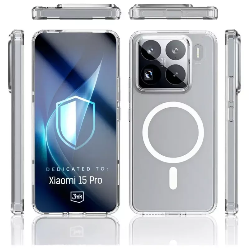 Suoja-MagCase Armor 3MK Xiaomi 15 Pro — ohut, kestävä puhelinkotelo