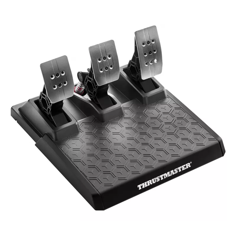 Ratti ja polkimet Thrustmaster T248R musta — USB, hybridiveto, force feedback, LCD-näyttö, nahkaratti