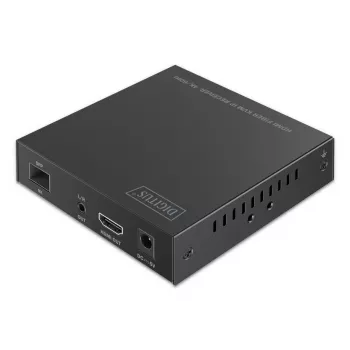 DIGITUS HDMI Fiber vastaanotin – DS-55348 4K/60Hz 40 km/300m IP 1G musta