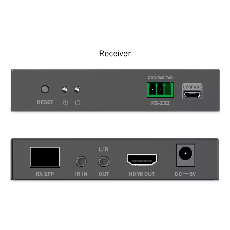 DIGITUS HDMI-kuitujatkosarja - 4K/60Hz, 40 km/300 m musta