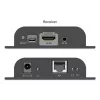 DIGITUS HDMI IP -jatkosarja - 4K/60Hz 120/200 m, yksi-moneen, CAT, musta