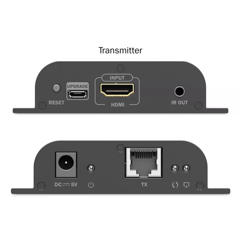 DIGITUS HDMI IP -jatkosarja - 4K/60Hz 120/200 m, yksi-moneen, CAT, musta