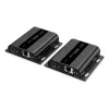 DIGITUS HDMI IP -jatkosarja - 4K/60Hz 120/200 m, PoE, yksi-moneen, CAT, musta
