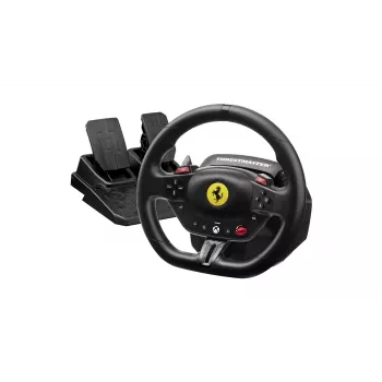 Thrustmaster T98 Ferrari 296 GTS musta USB-ohjauspyörä + polkimet analoginen / digitaalinen PC, Xbox One, Xbox Series S, Xbox Series X