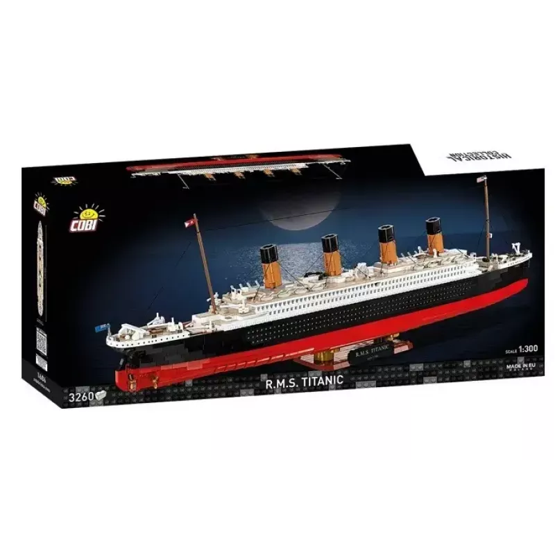 Rakennussarja Cobi R.M.S. Titanic malli, 3 260 muovipalikkaa (COBI-1686)
