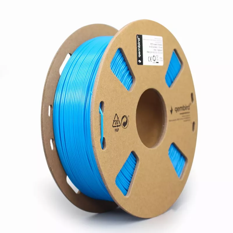 3D-tulostusmateriaali Gembird 3DP-PETG1.75-01-B polyetyleenitereftalaattiglykoli PETG sininen