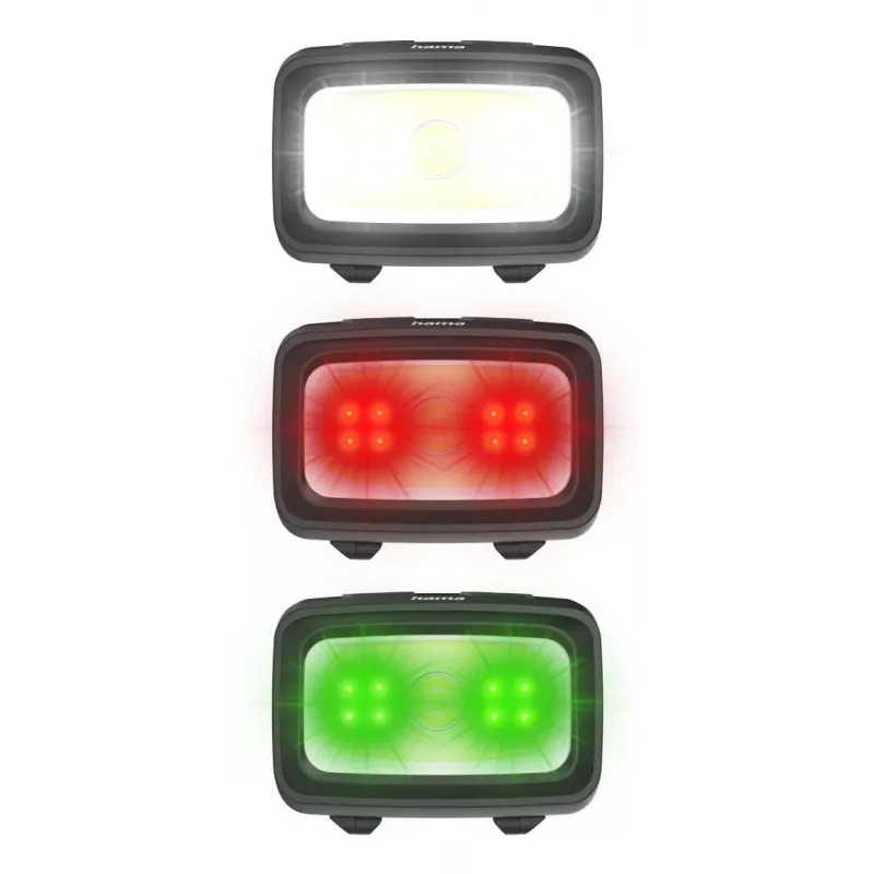 Hama HL350 musta, sininen, keltainen otsalamppu LED