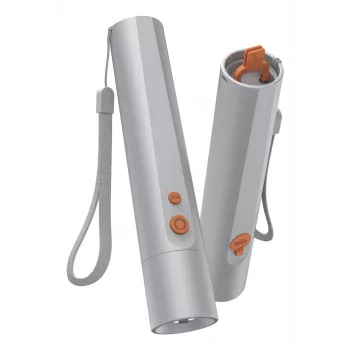 Käsivalaisin Hama FL350-C hopea LED 3W USB ladattava
