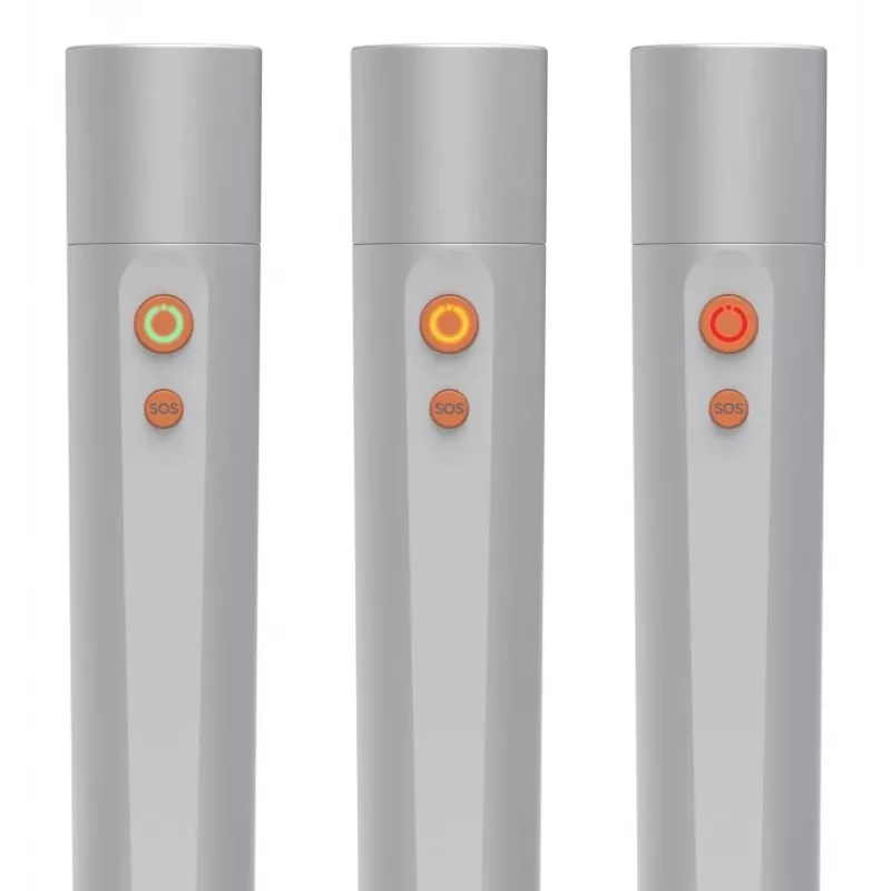 Käsivalaisin Hama FL350-C hopea LED 3W USB ladattava