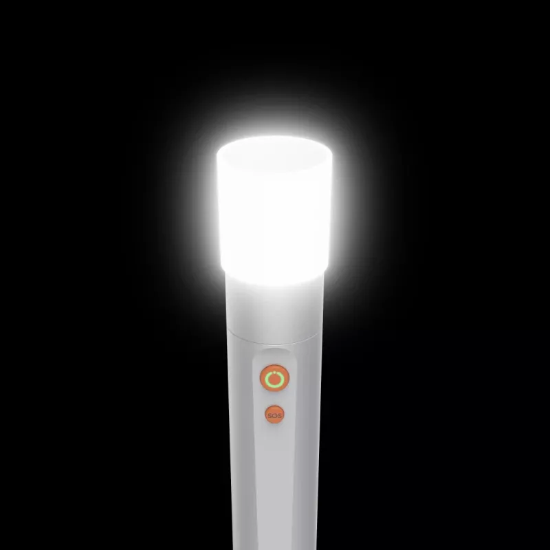 Käsivalaisin Hama FL350-C hopea LED 3W USB ladattava