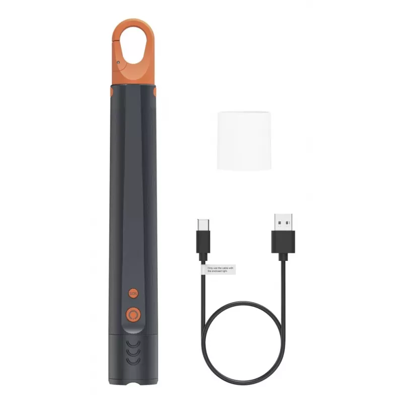 Ladattava LED-taskulamppu HAMA FLX1200-C — alumiini, iskunkestävä, 4 tilaa + SOS