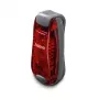 Hama LED-varoitusvalo klipsillä, 2 kpl, 3 valaistustilaa, IP44, CR2032-paristo, musta/punainen