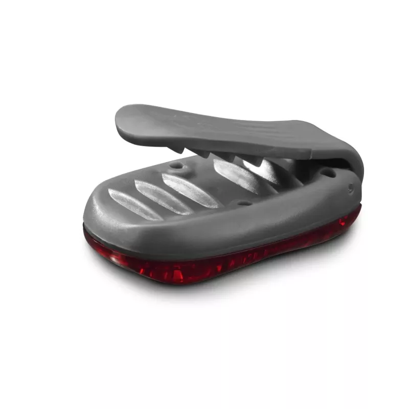 Hama LED-varoitusvalo klipsillä, 2 kpl, 3 valaistustilaa, IP44, CR2032-paristo, musta/punainen