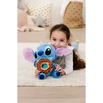 Pehmolelu SIMBA Maskotti Stitch donitsilla 25 cm pehmohahmo
