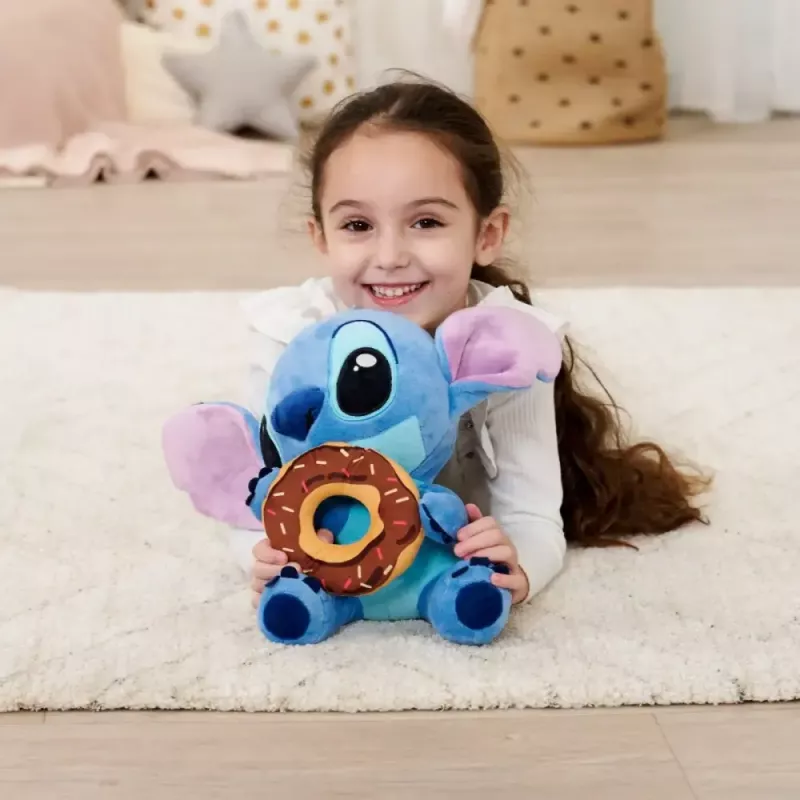 Pehmolelu SIMBA Maskotti Stitch donitsilla 25 cm pehmohahmo
