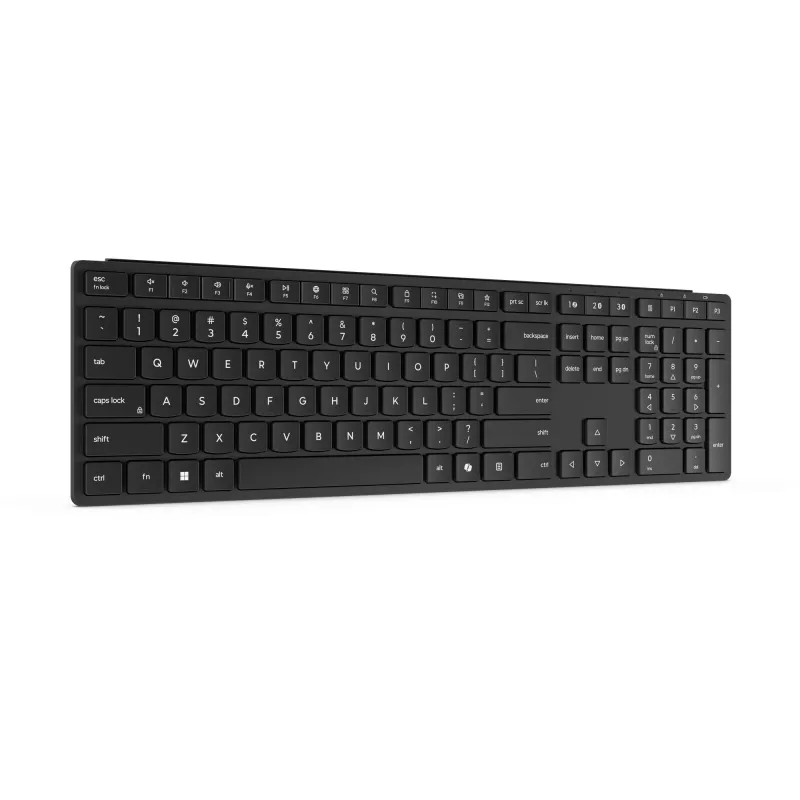 Lenovo Wireless Multi-Mode Pro 6000 näppäimistö kotiin/toimistoon RF langaton + Bluetooth QWERTY US English musta