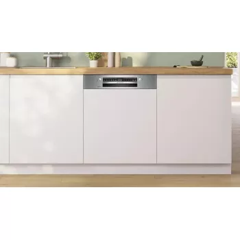 Kalusteisiin asennettava astianpesukone Bosch SMI4ECS28E — 14 astiastoa, 6 ohjelmaa, energiatehokkuusluokka A, 42 dB