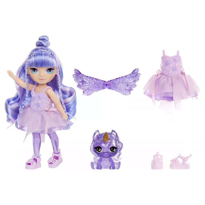 Rainbow High Littles Rainbow Fantasy Fairies -nukke - Amethyst (violetti)